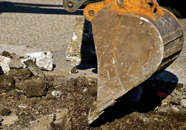 Cement Pad Demolition in Edison