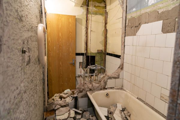 Shower Tile Demolition in Edison